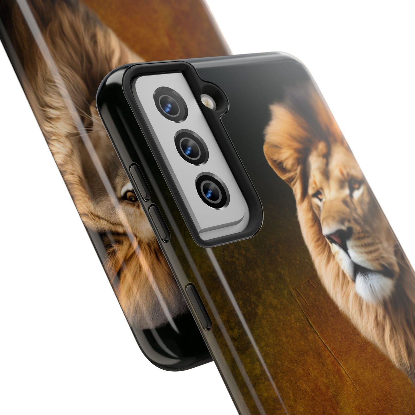 Majestic Lion Tough Phone Case - Durable Protection for Wildlife Lovers