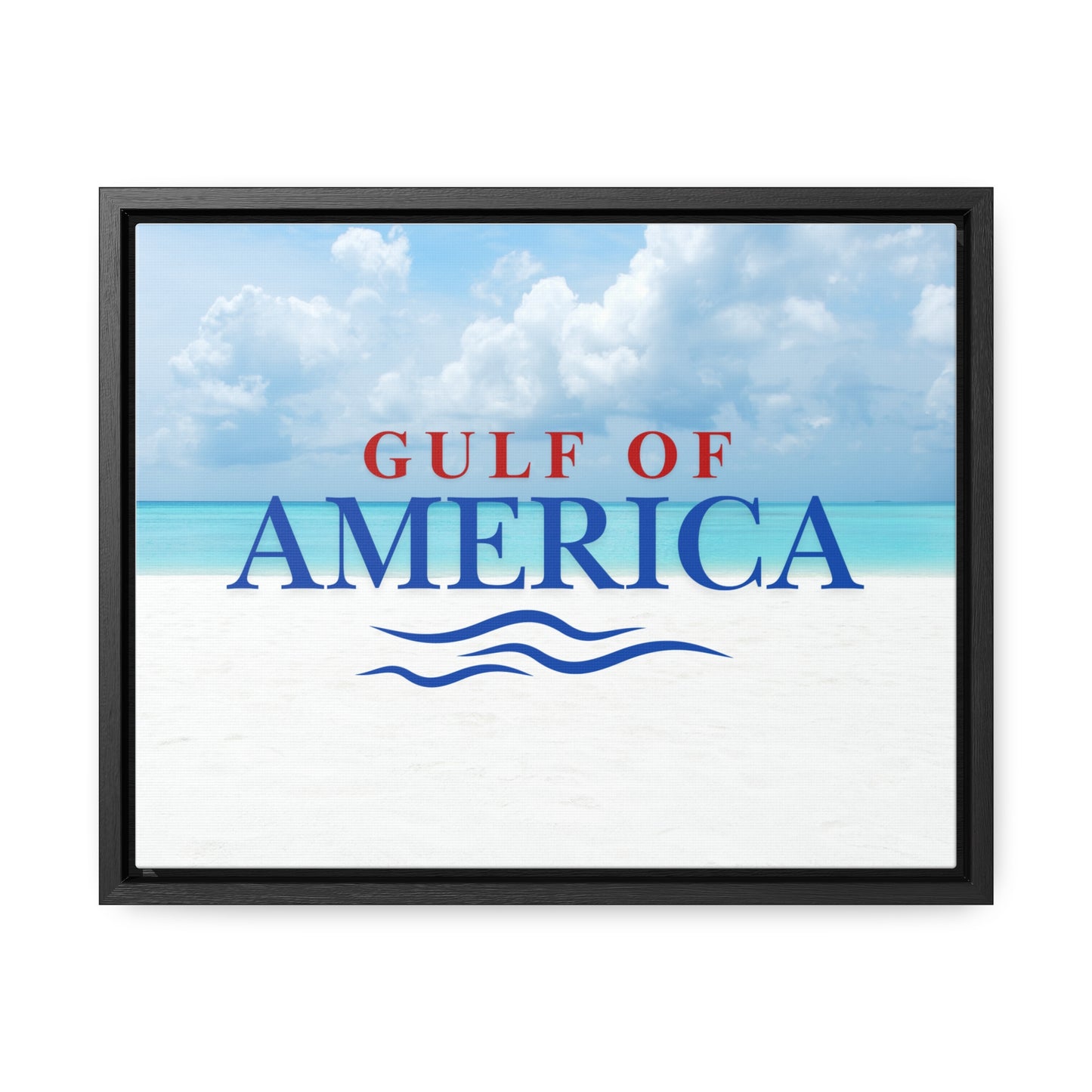 Gulf of America Canvas Wrap - Coastal Wall Art for Beach Lovers