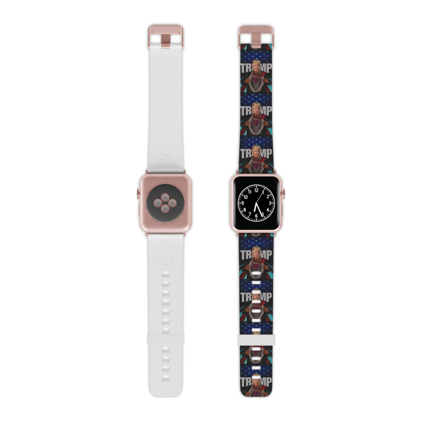 Bold Trump-Themed Apple Watch Band – Patriotic Strap for Every Occasion