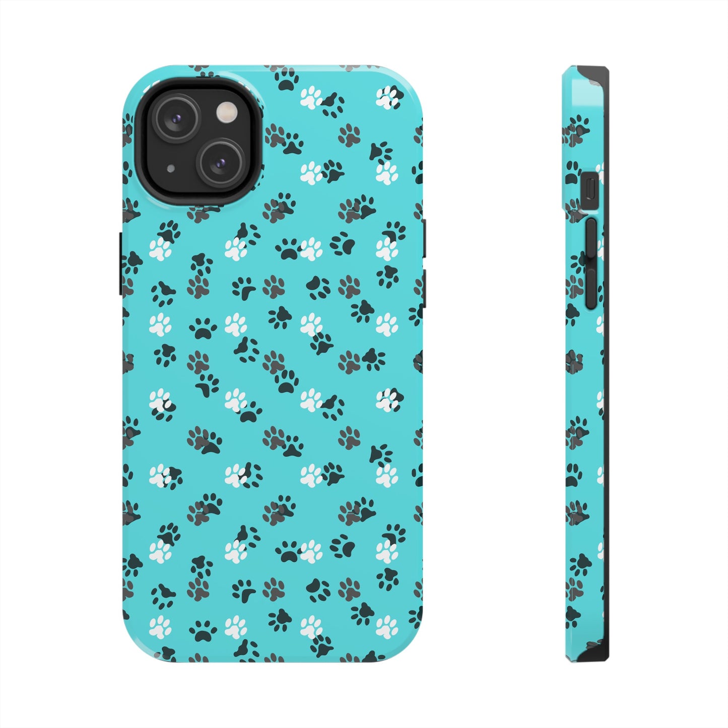 Teal Paws Tough Phone Cases - Phone Case - Epileptic Al’s Shop