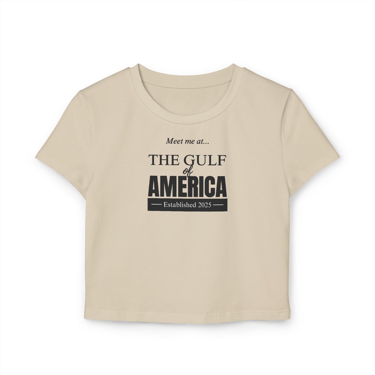 The Gulf of America Women's Baby Tee - Casual Chic Summer Top