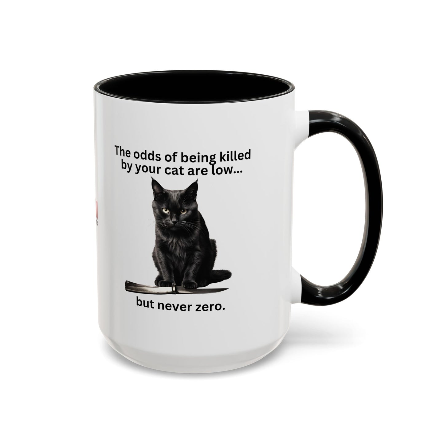 Killer Cat Odds Accent Coffee Mug (11, 15oz)