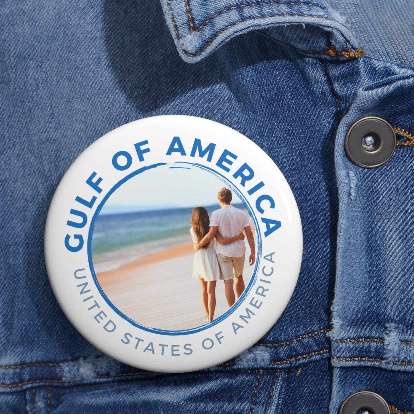 Gulf of America Travel Pin Buttons