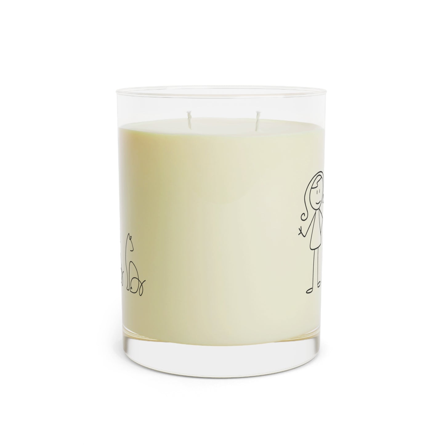 Cat Lover's Scented Candle - 11oz Full Glass, Cozy Home Decor