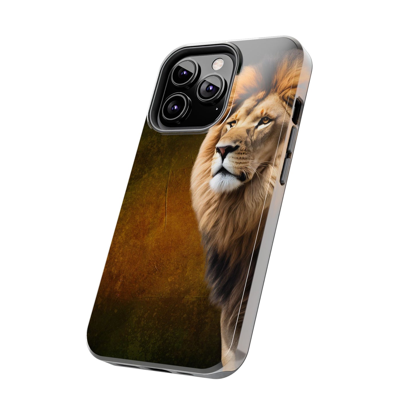 Majestic Lion Tough Phone Case - Durable Protection for Wildlife Lovers