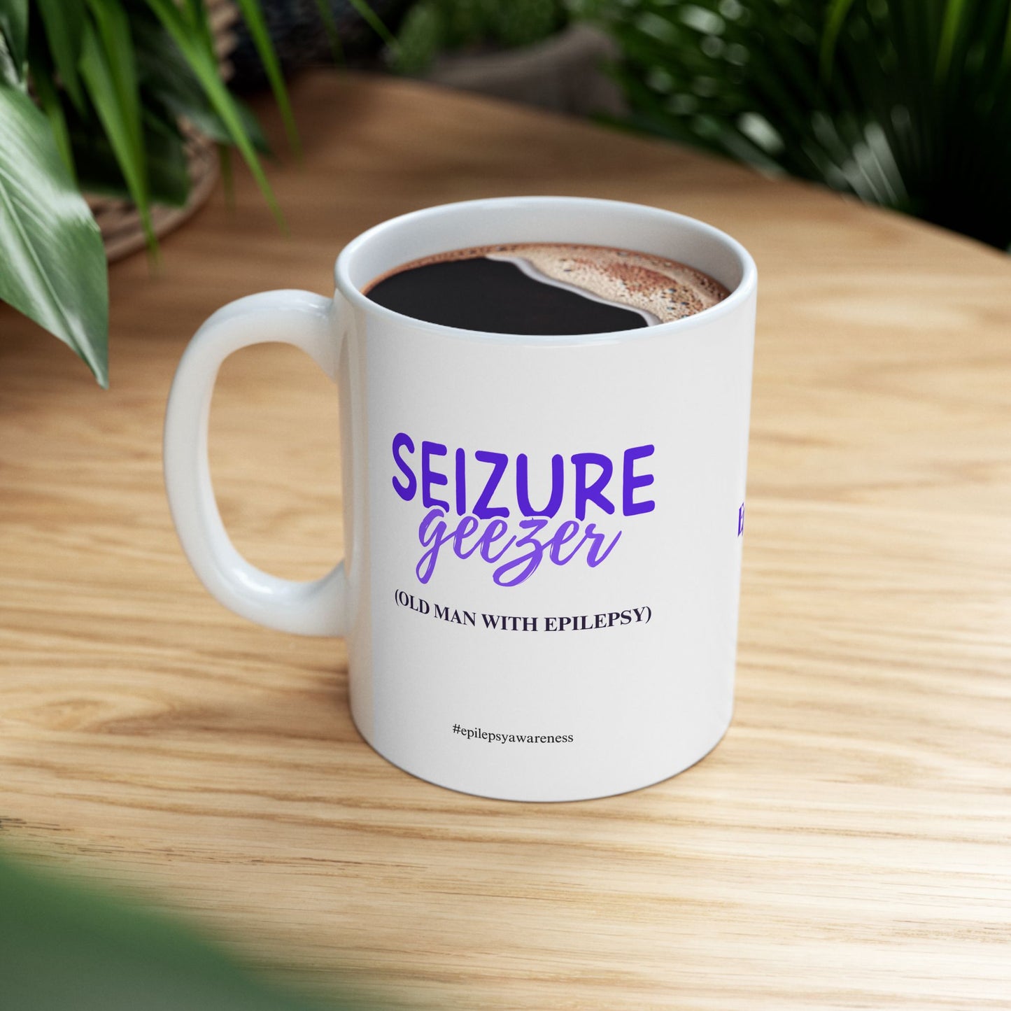 Seizure Geezer Epilepsy Awareness Ceramic Mug