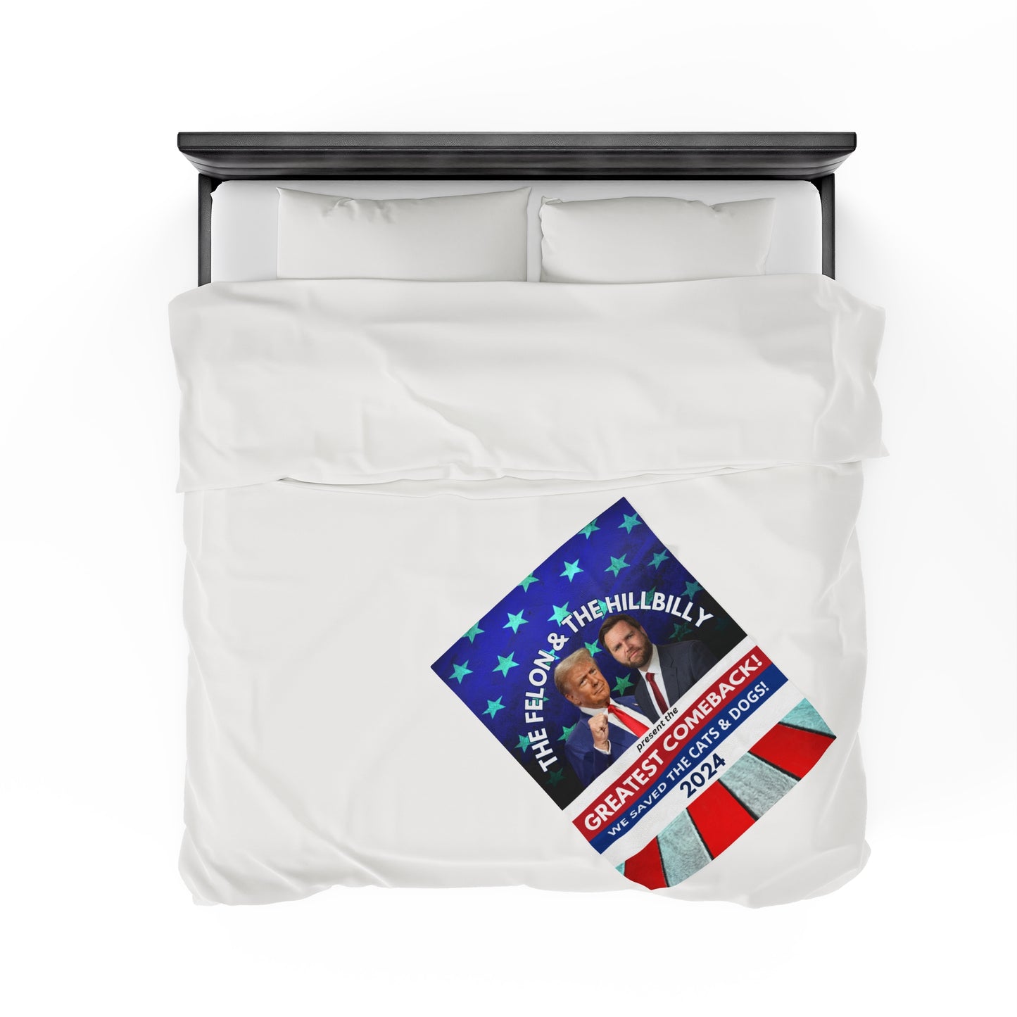 Felon & Hillbilly Greatest Comeback Velveteen Plush Blanket