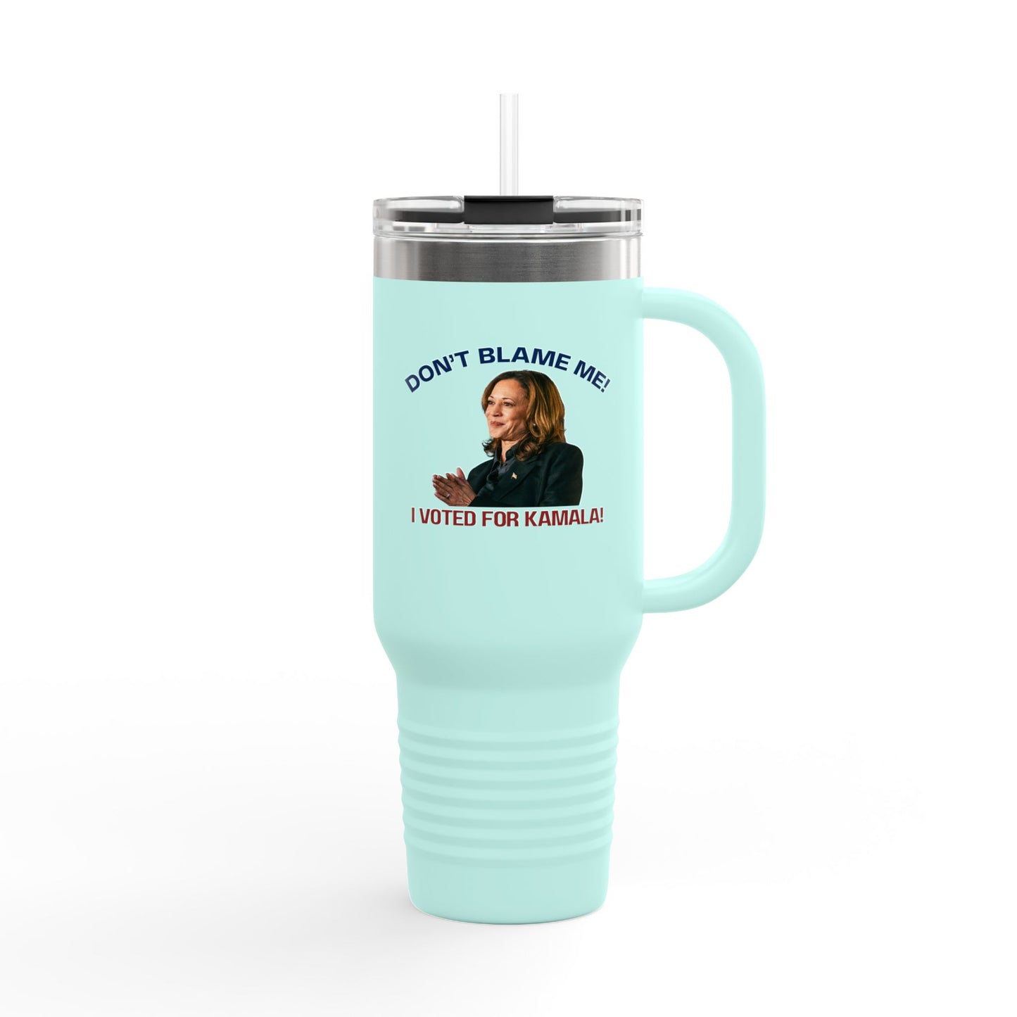 40oz Insulated Travel Mug - 'I Voted for Kamala!'