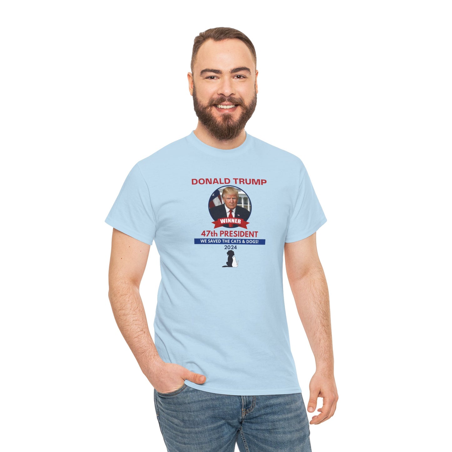 Donald Trump 47th President Unisex Heavy Cotton Tee