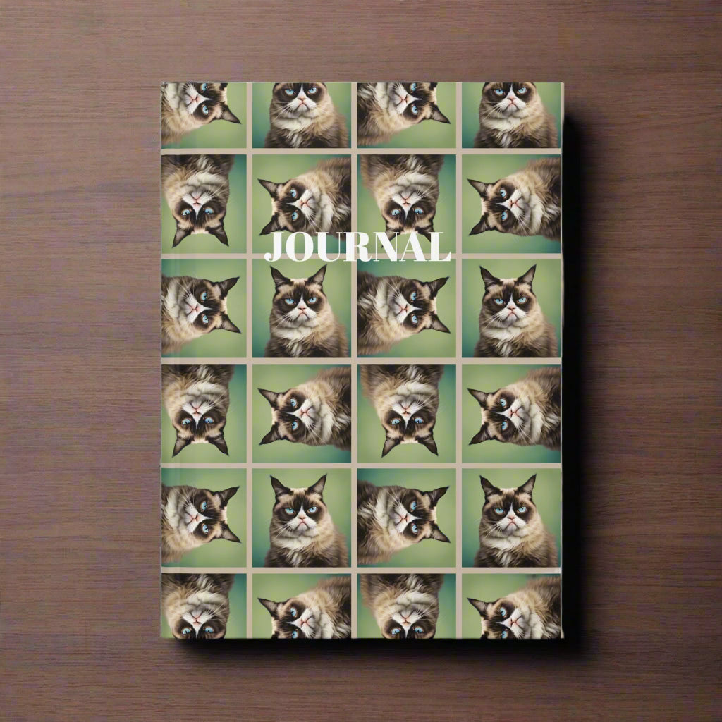 Grumpy Cat Hardcover Journal - Perfect for Pet Lovers & Journal Enthusiasts