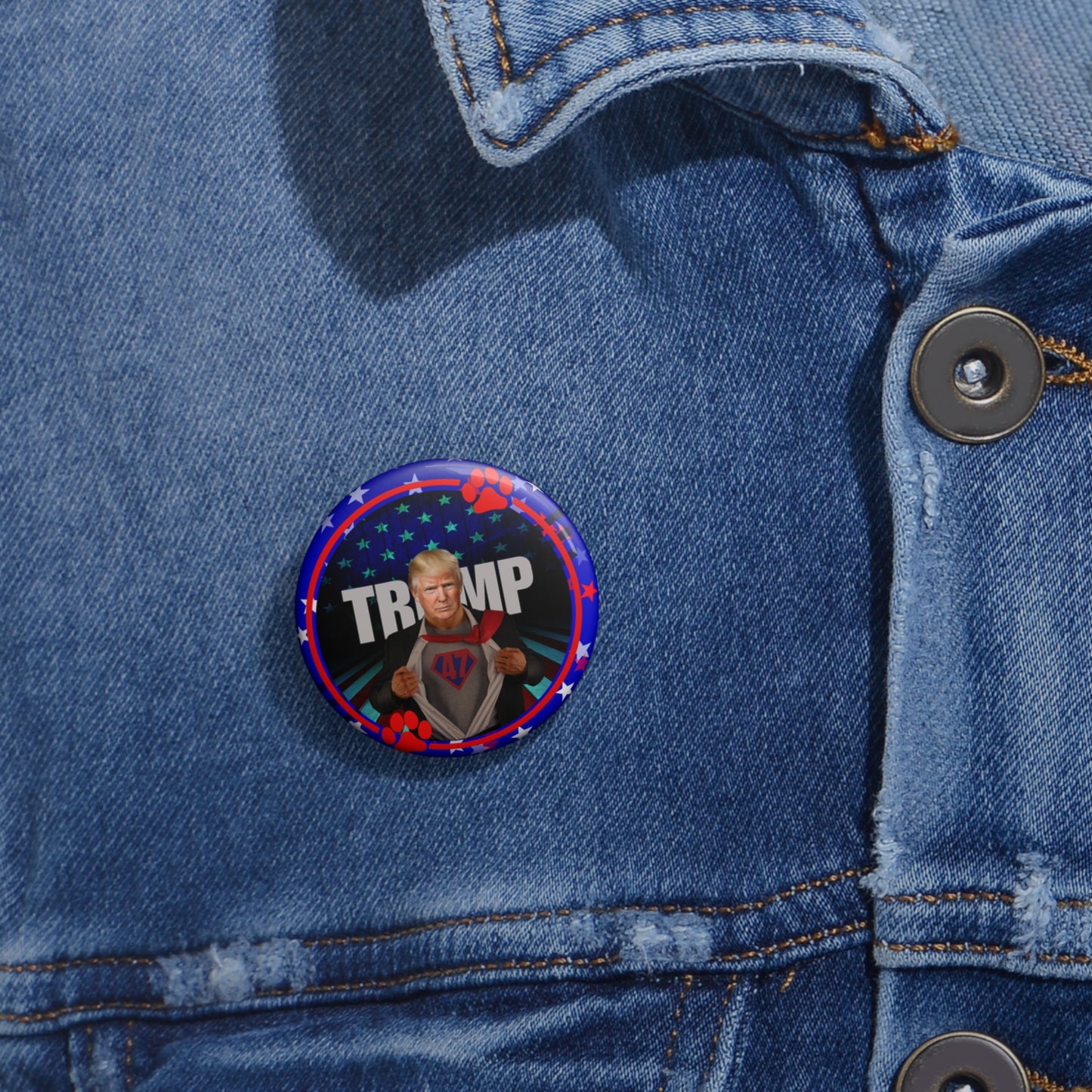 Stars & Trump 47 Pin Buttons