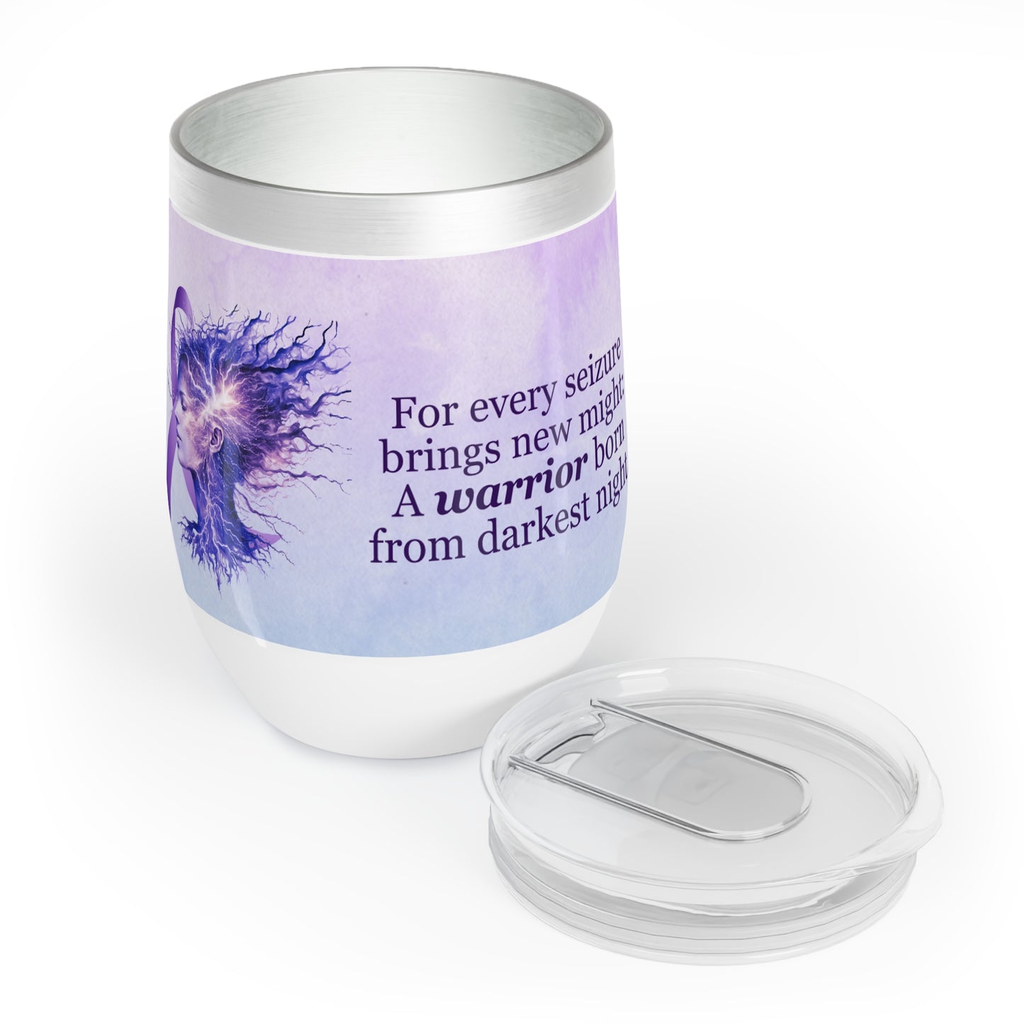 A Warrior is Born Chill Wine Tumbler