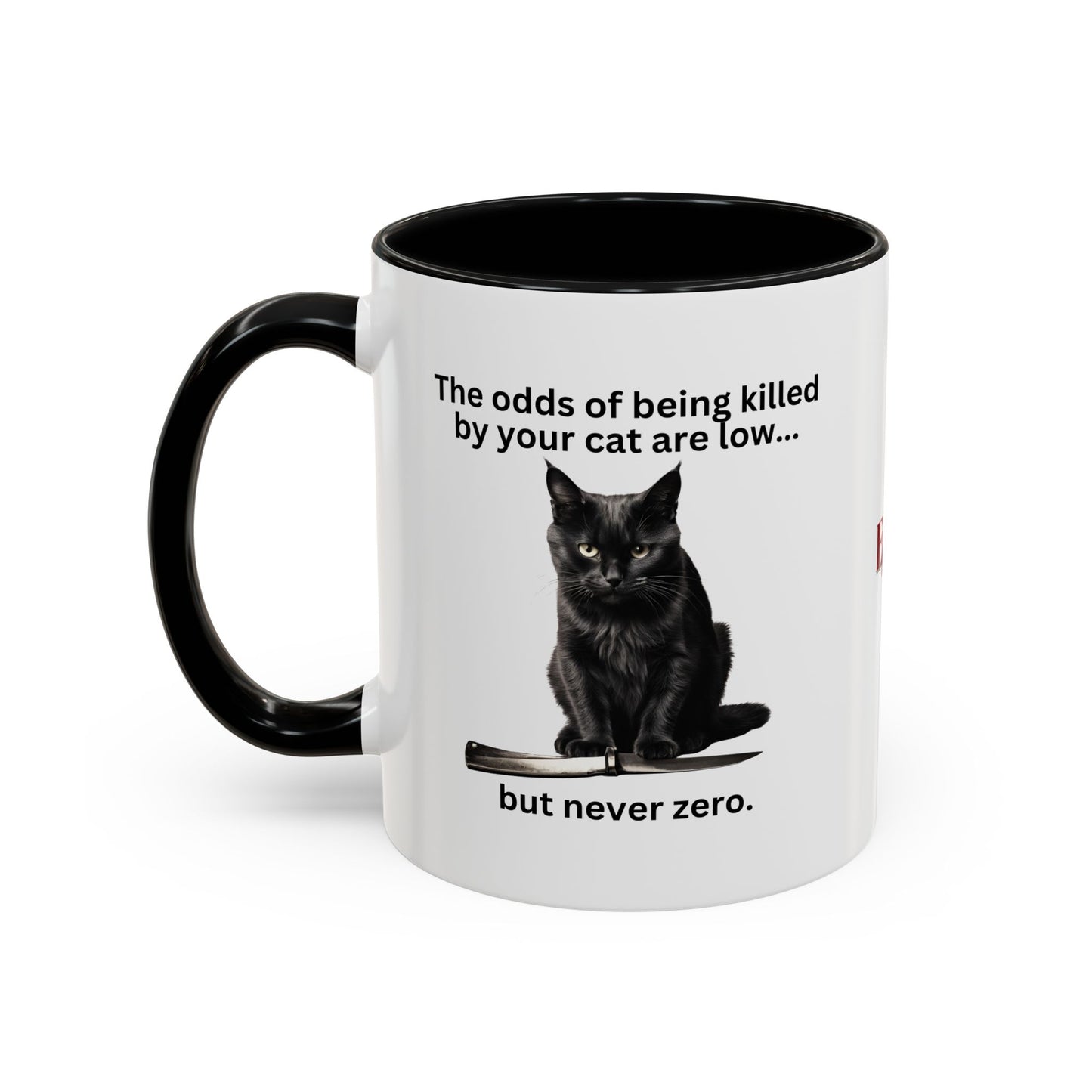 Killer Cat Odds Accent Coffee Mug (11, 15oz)