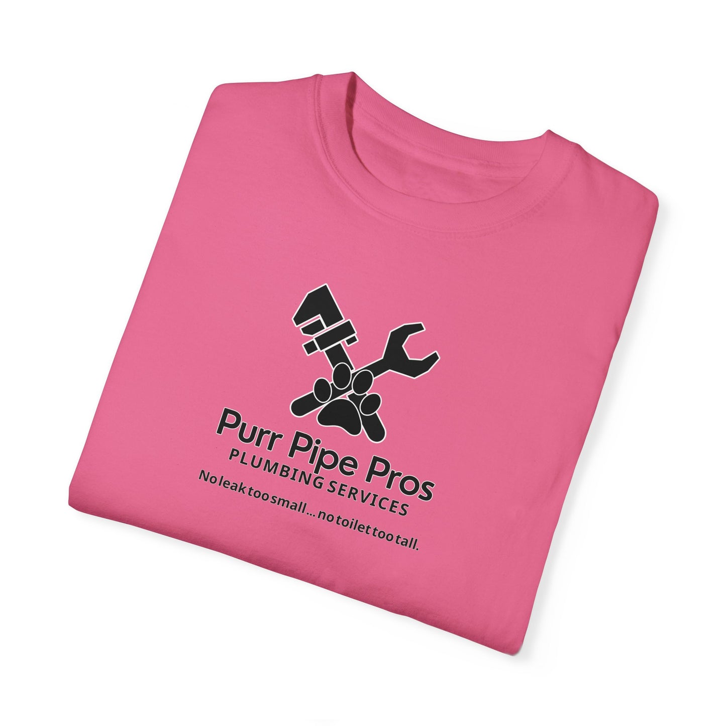 Purr Pipe Pros Unisex Garment - Dyed T - shirt - T - Shirt - Epileptic Al’s Shop