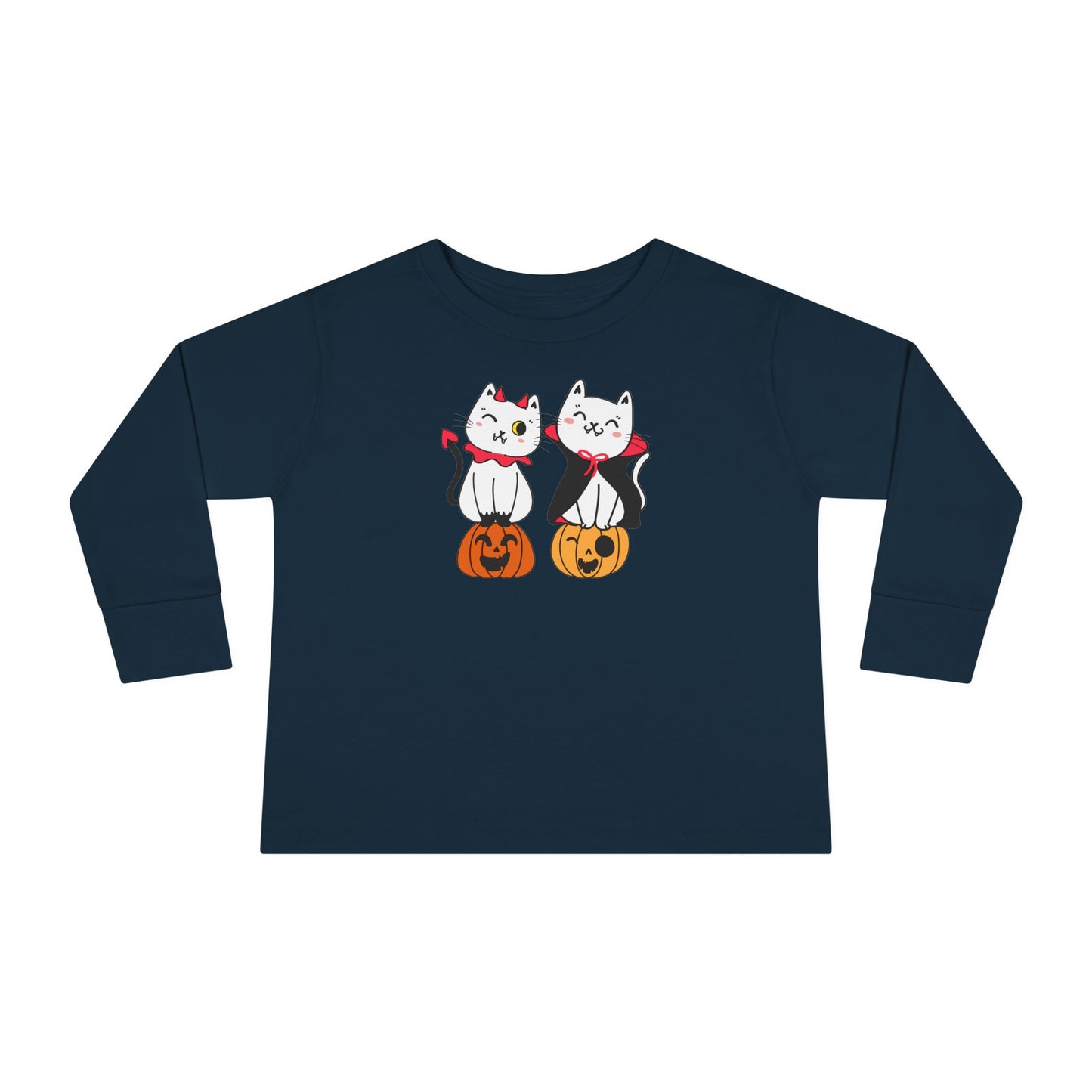 Vampire Kitties Toddler Long Sleeve Tee - Kids clothes - Epileptic Al’s Shop