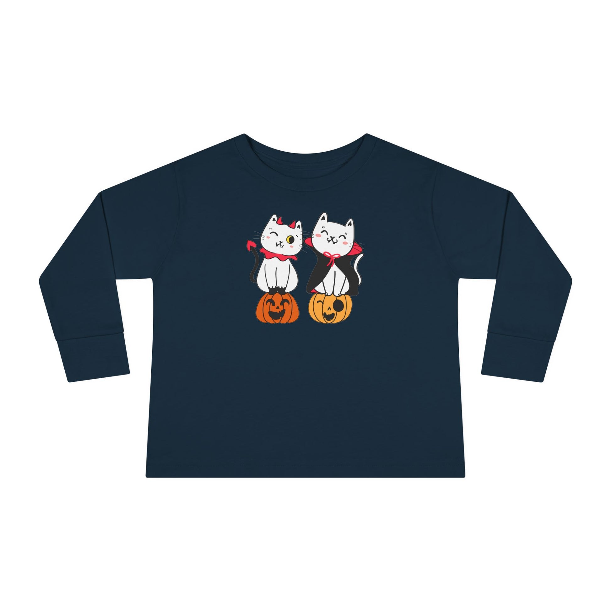 Vampire Kitties Toddler Long Sleeve Tee - Kids clothes - Epileptic Al’s Shop