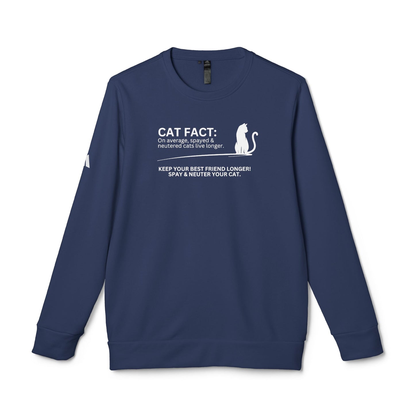 Spay & Neuter adidas Unisex Fleece Crewneck Sweatshirt