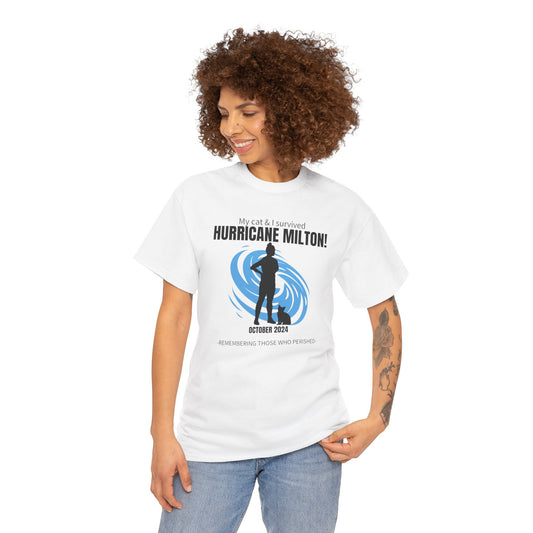 Hurricane Milton Survivor Unisex Heavy Cotton Tee