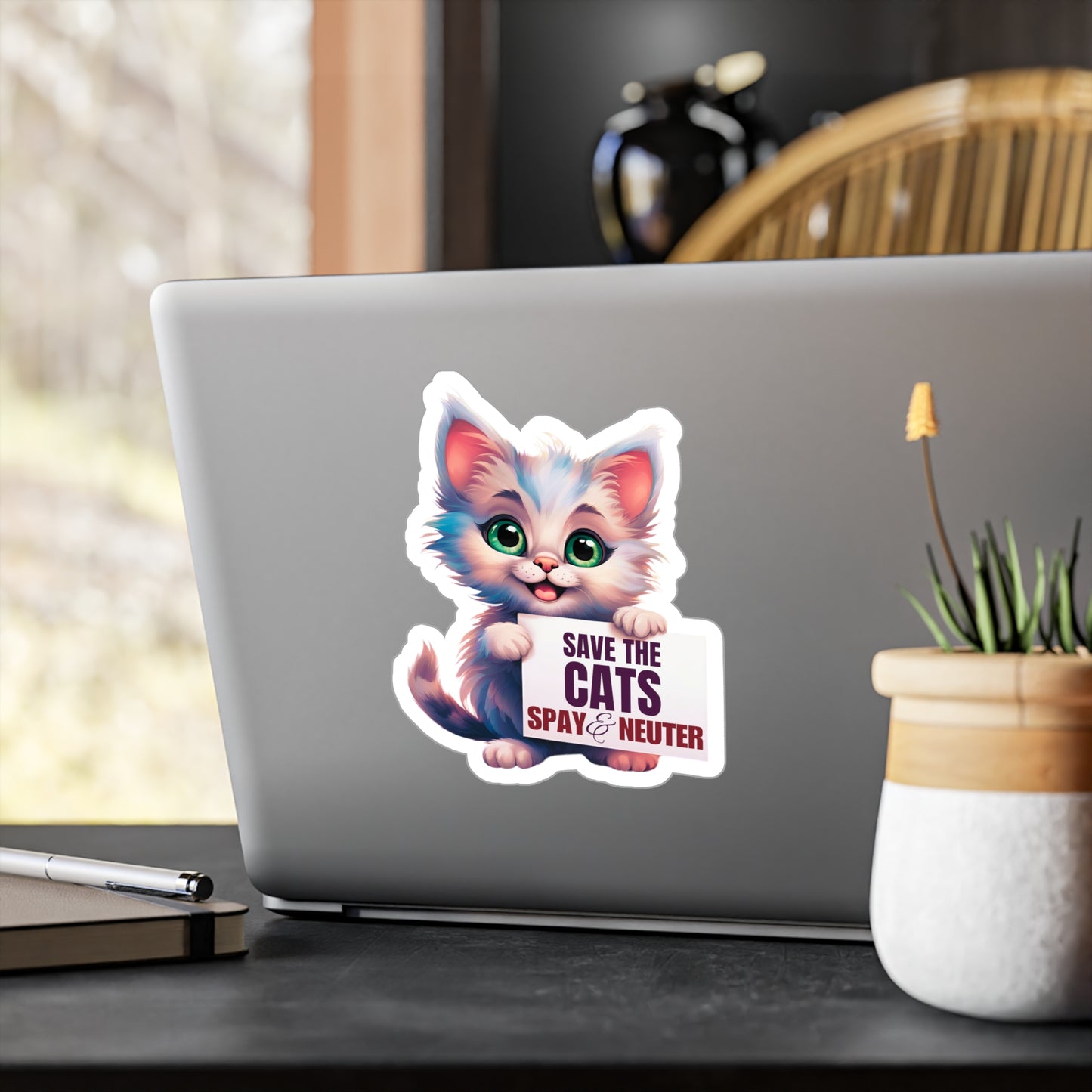 Save the Cats Kiss-Cut Vinyl Decals