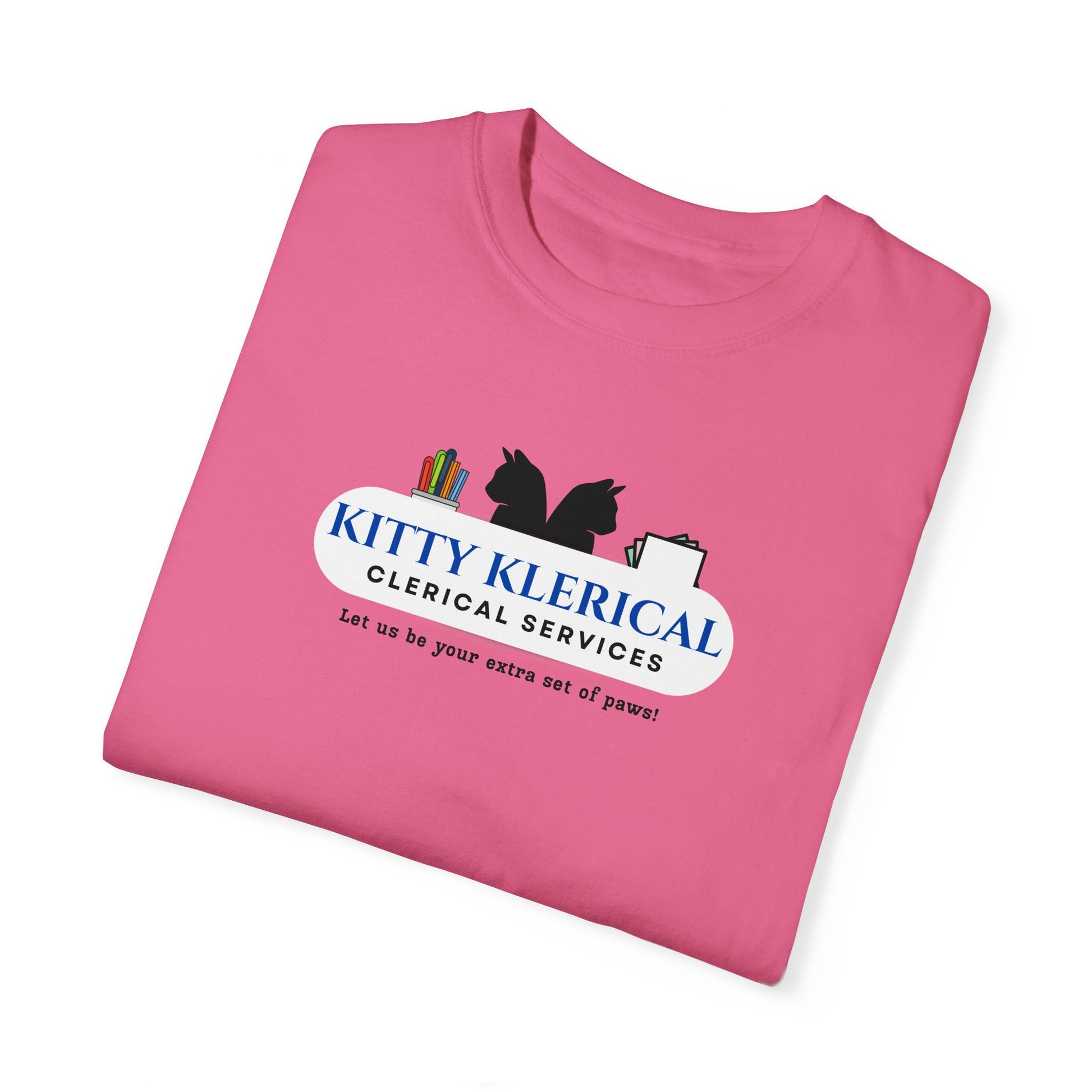 Kitty Klerical Unisex Garment - Dyed T - shirt - T - Shirt - Epileptic Al’s Shop