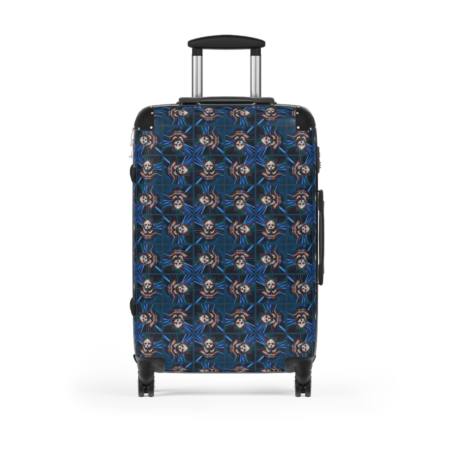 Vibrant Travel Suitcase with Bold Design