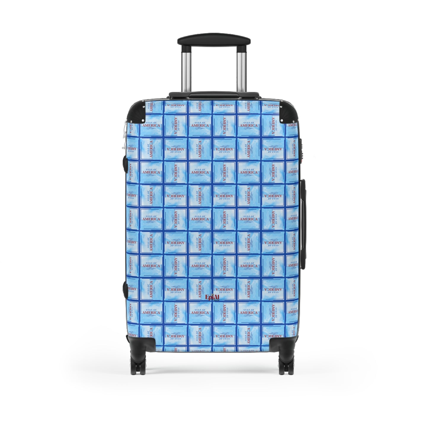 Gulf of America Patterned Suitcase