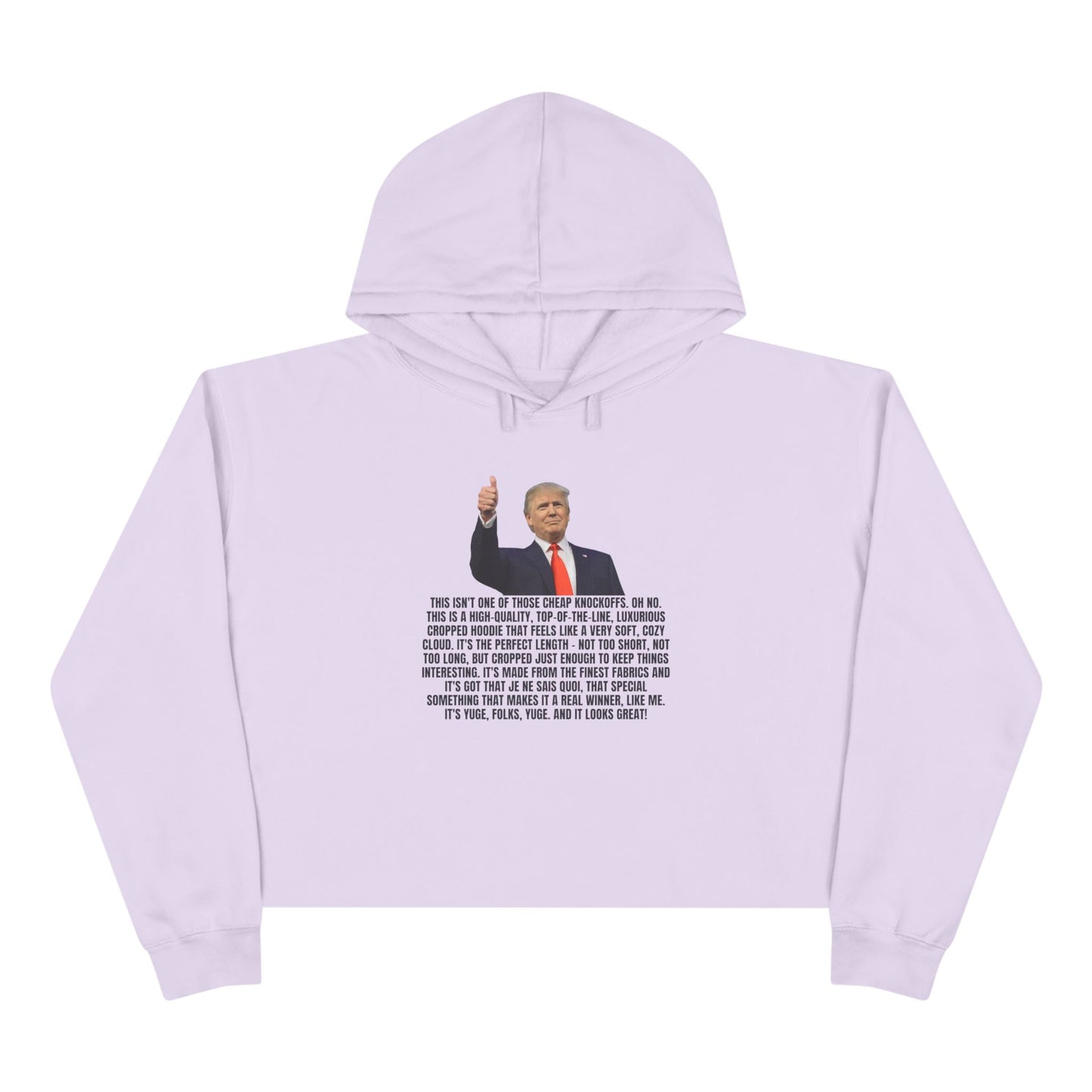 Trump's Best Crop Hoodie