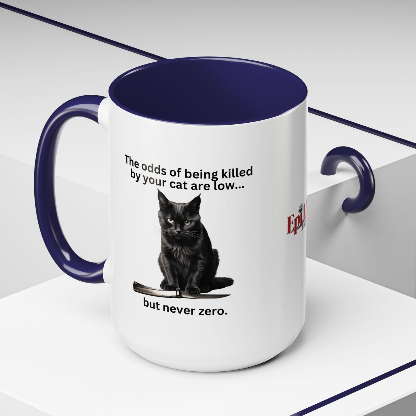 Killer Cat Odds Accent Coffee Mug (11, 15oz)