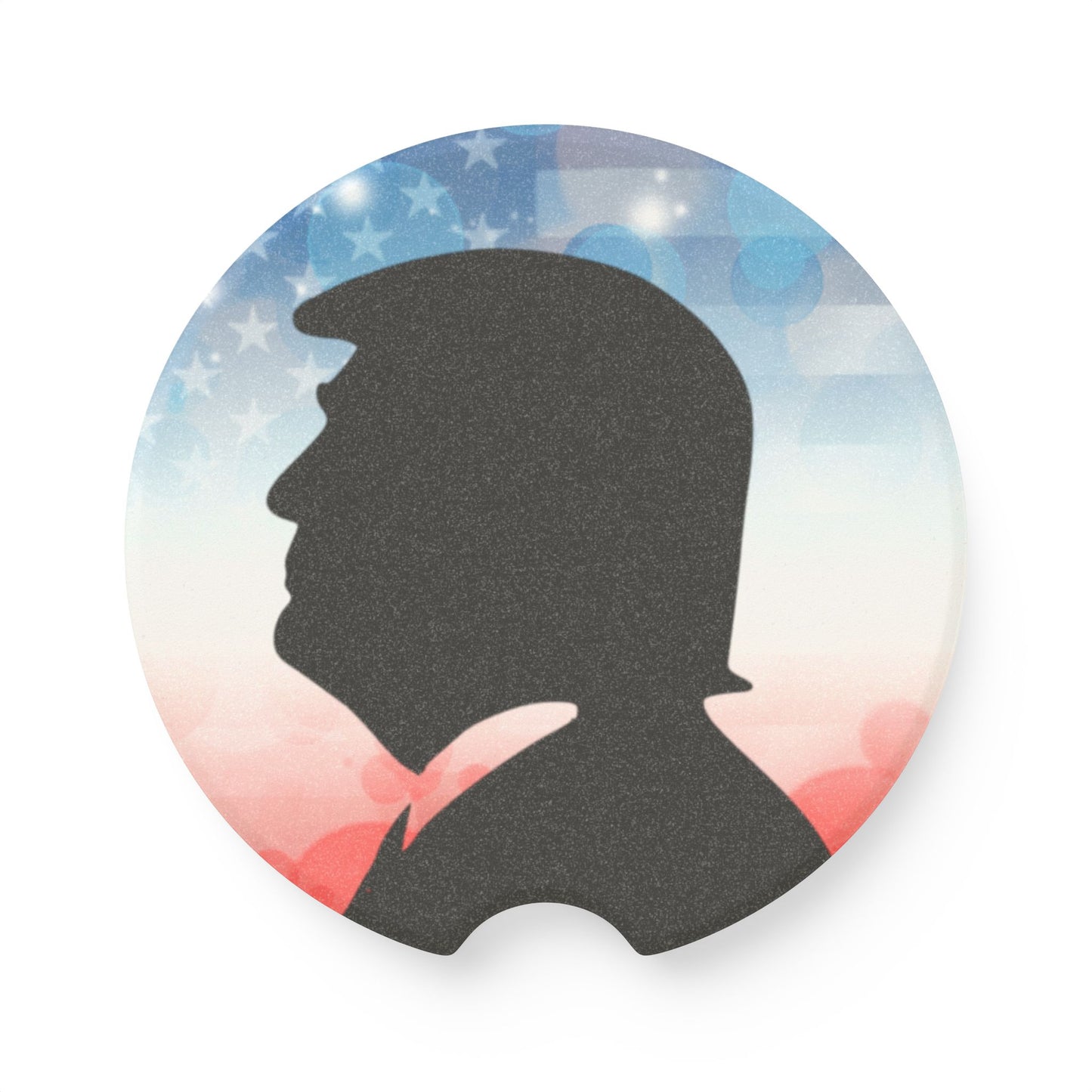 Donald Trump Soapstone Car Coaster