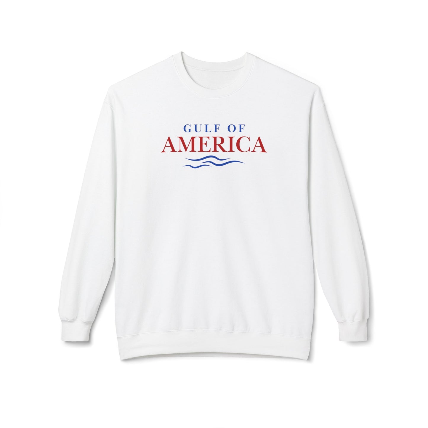 Gulf of America Fleece Sweatshirt - Unisex Midweight Crewneck for Coastal Vibes