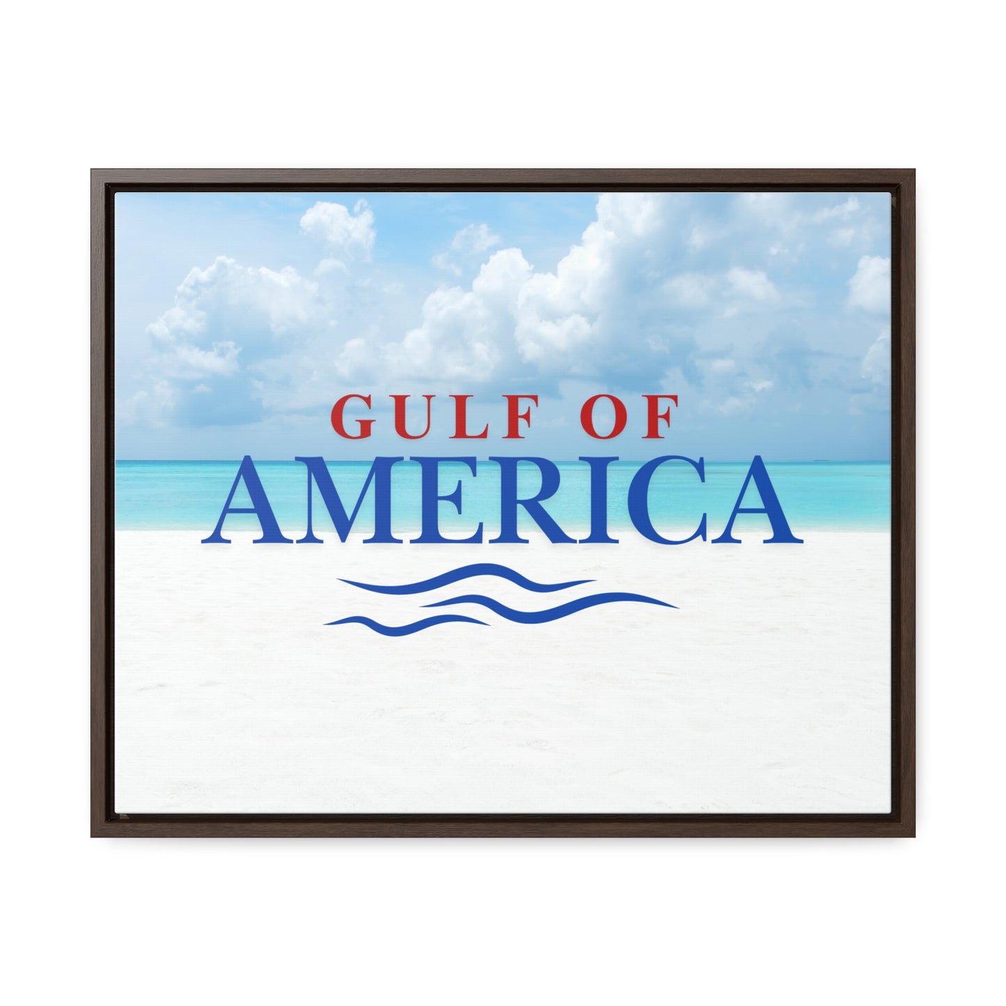 Gulf of America Canvas Wrap - Coastal Wall Art for Beach Lovers