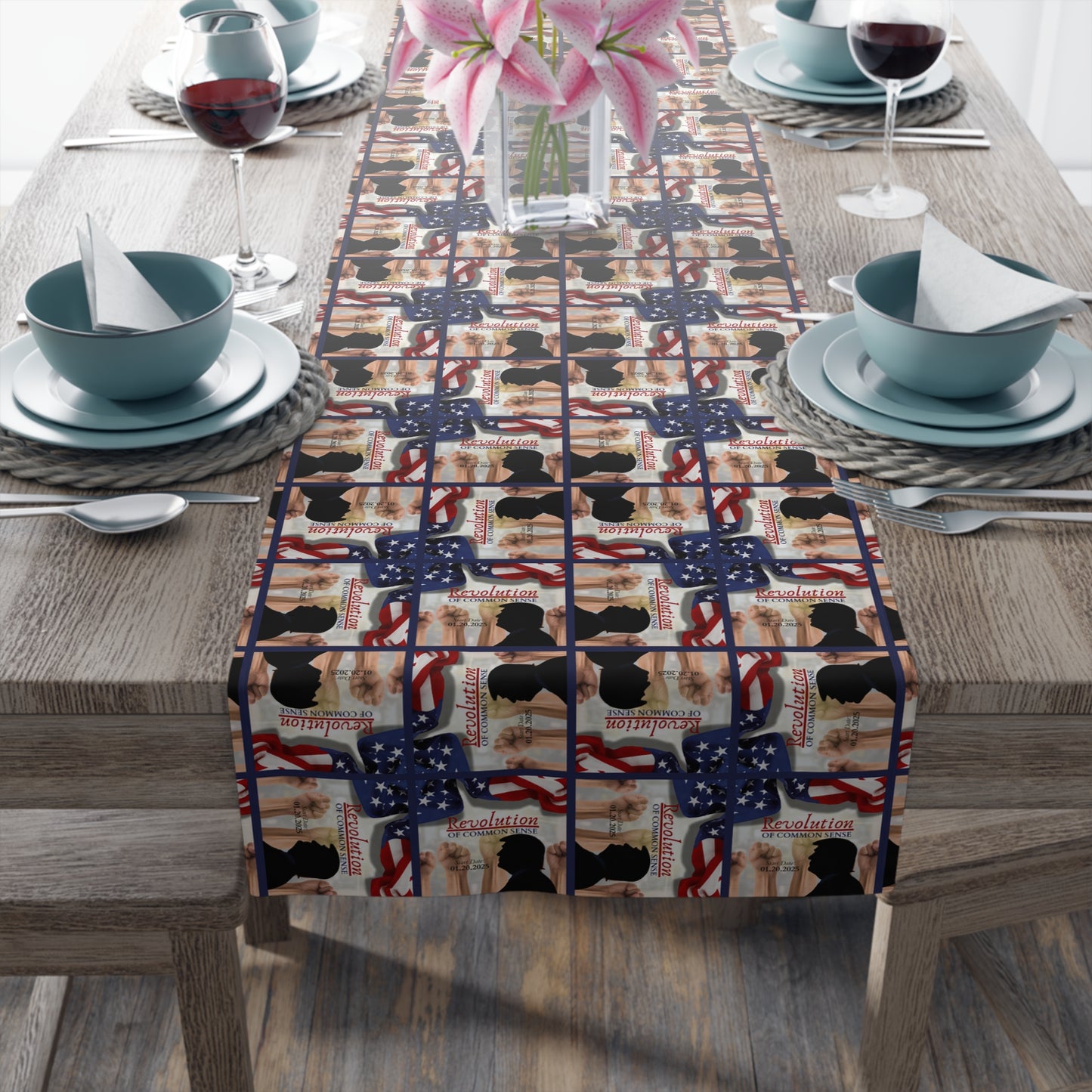 Trump Revolution of Common Sense Table Runner