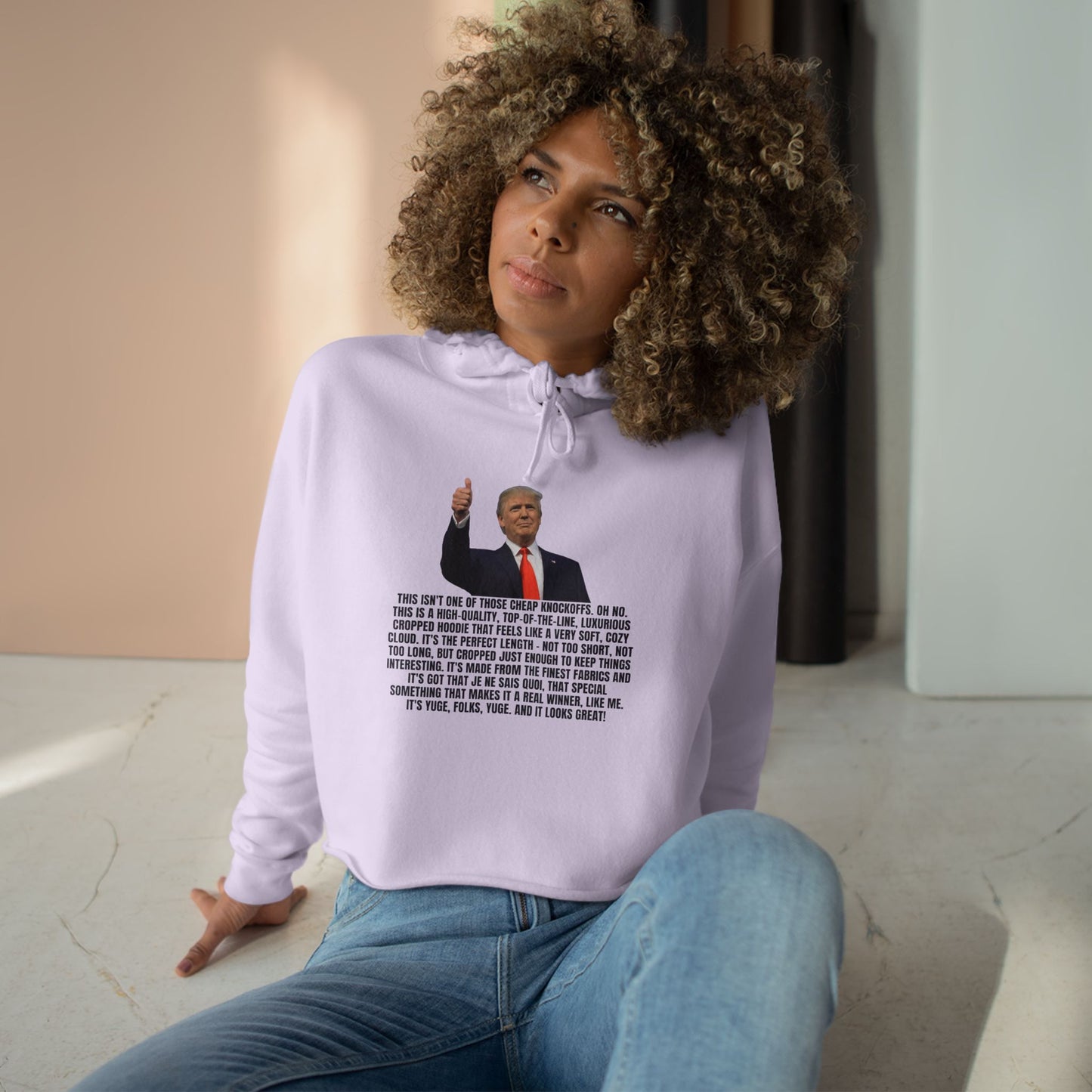 Trump's Best Crop Hoodie