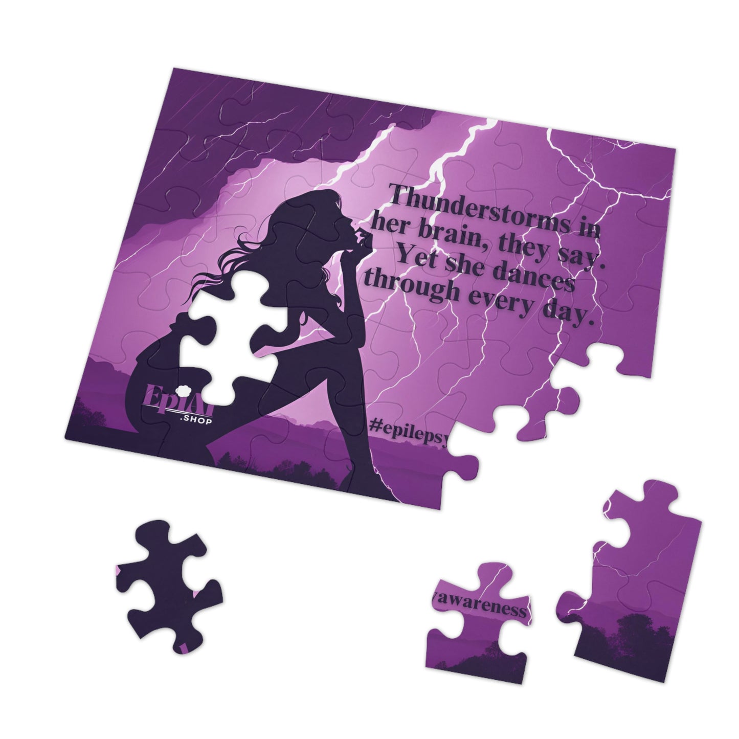 Empowering Epilepsy Awareness Jigsaw Puzzle with Tin