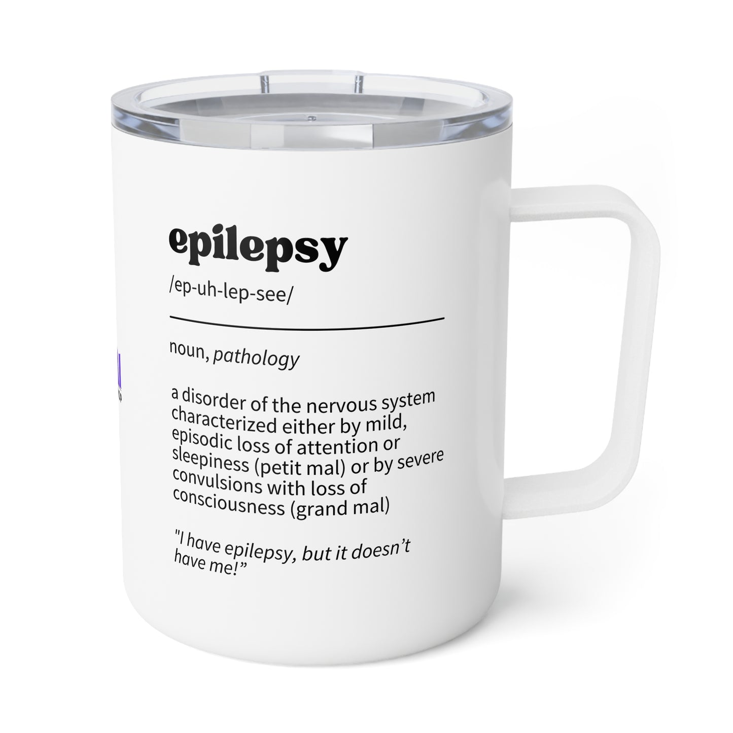 Epilepsy Definition Insulated Coffee Mug, 10oz