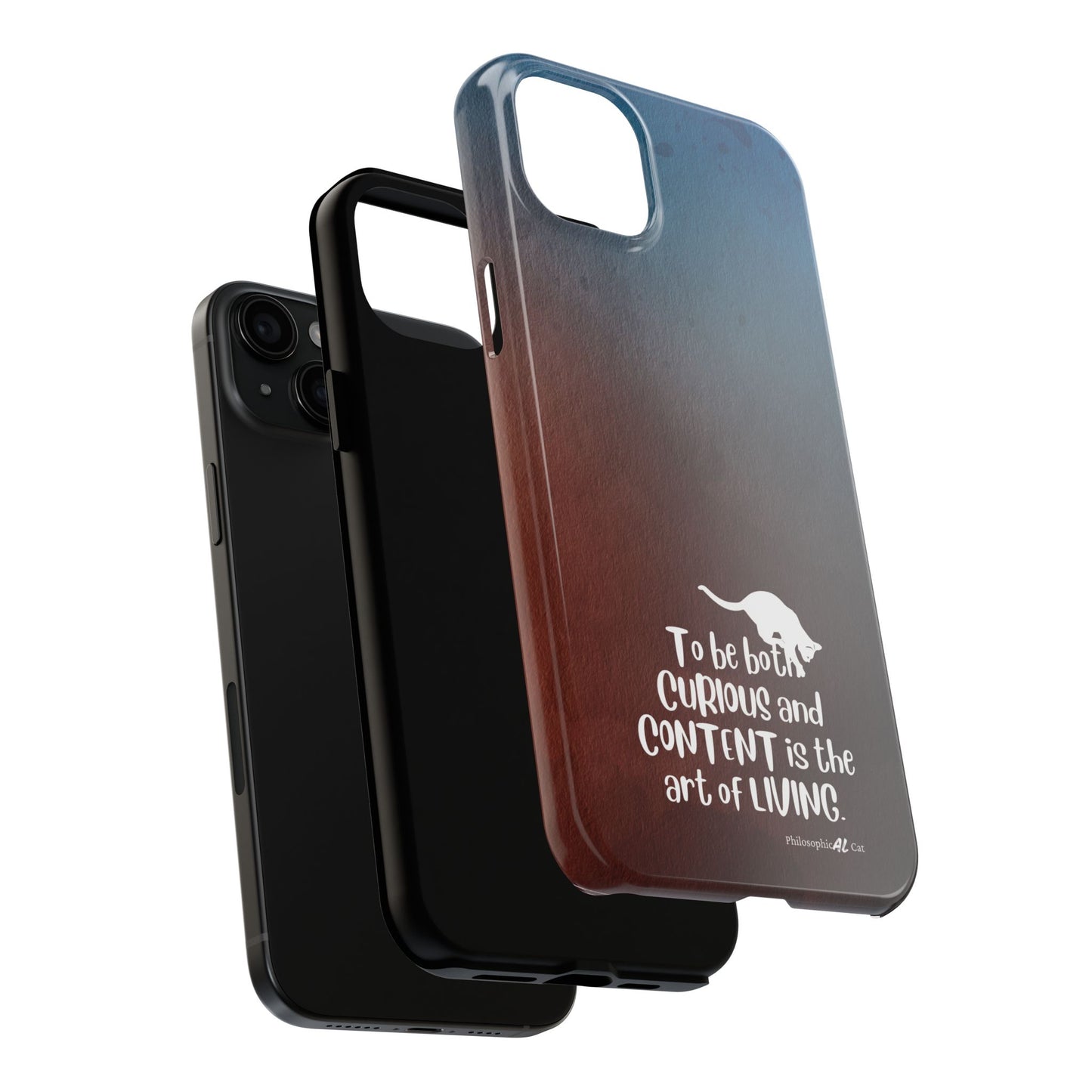 Curious & Content Tough Phone Cases