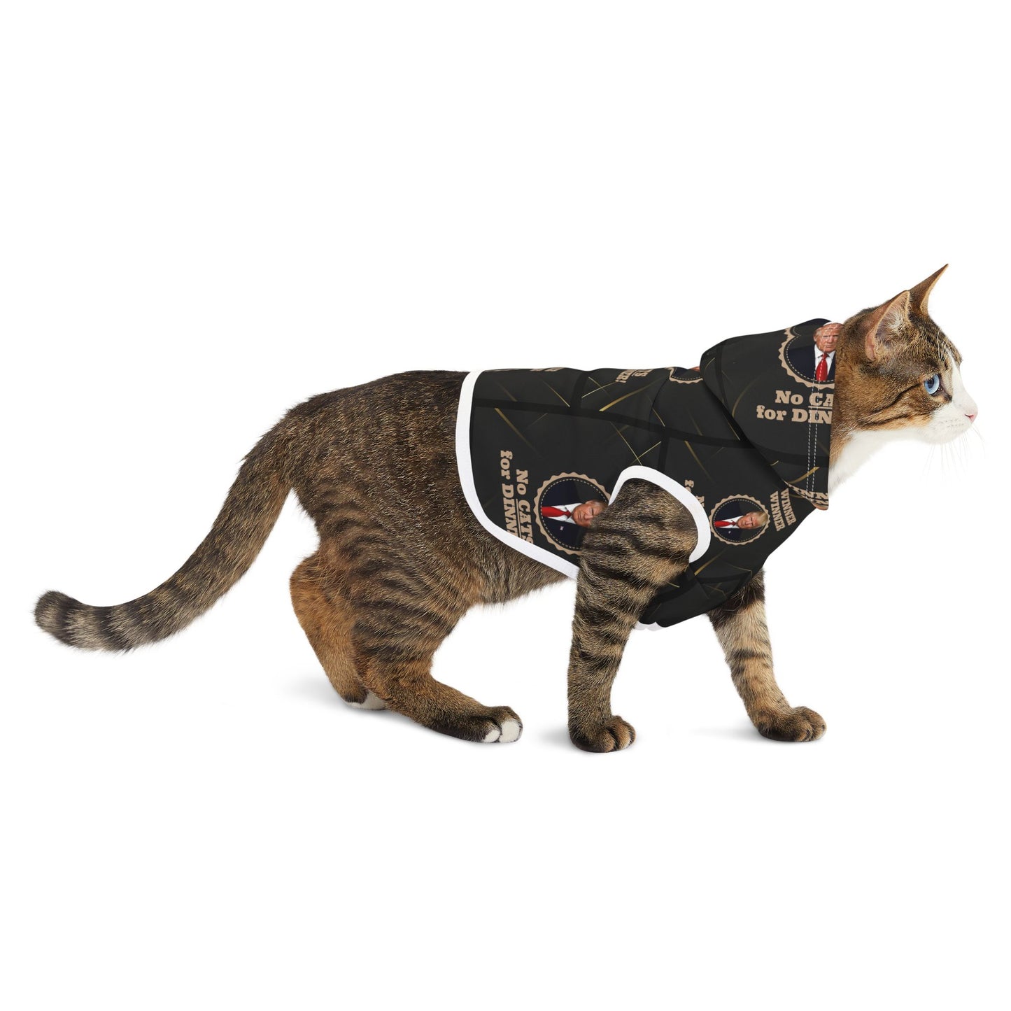 Winner Winner No Cats for Dinner Pet Hoodie