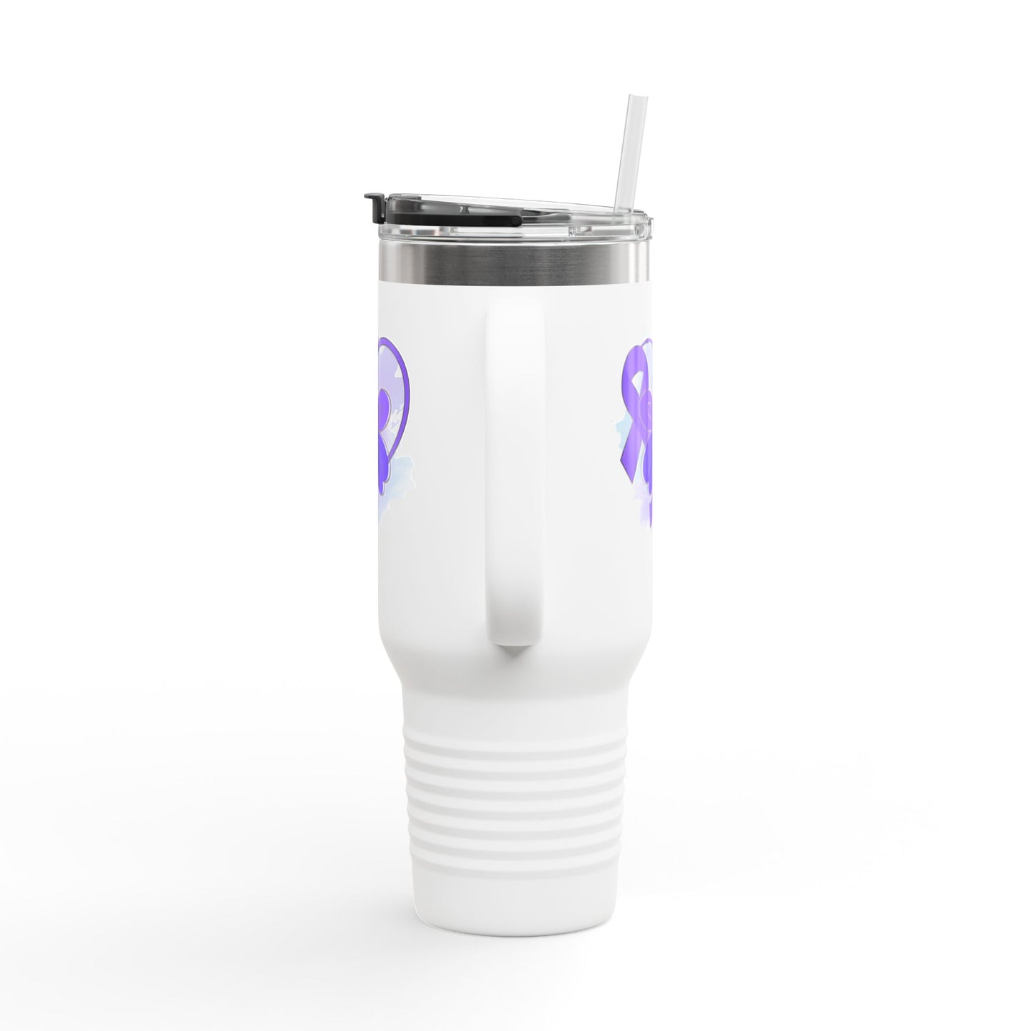 Purple Ribbon Insulated Travel Mug | 40oz | Epilepsy Awareness