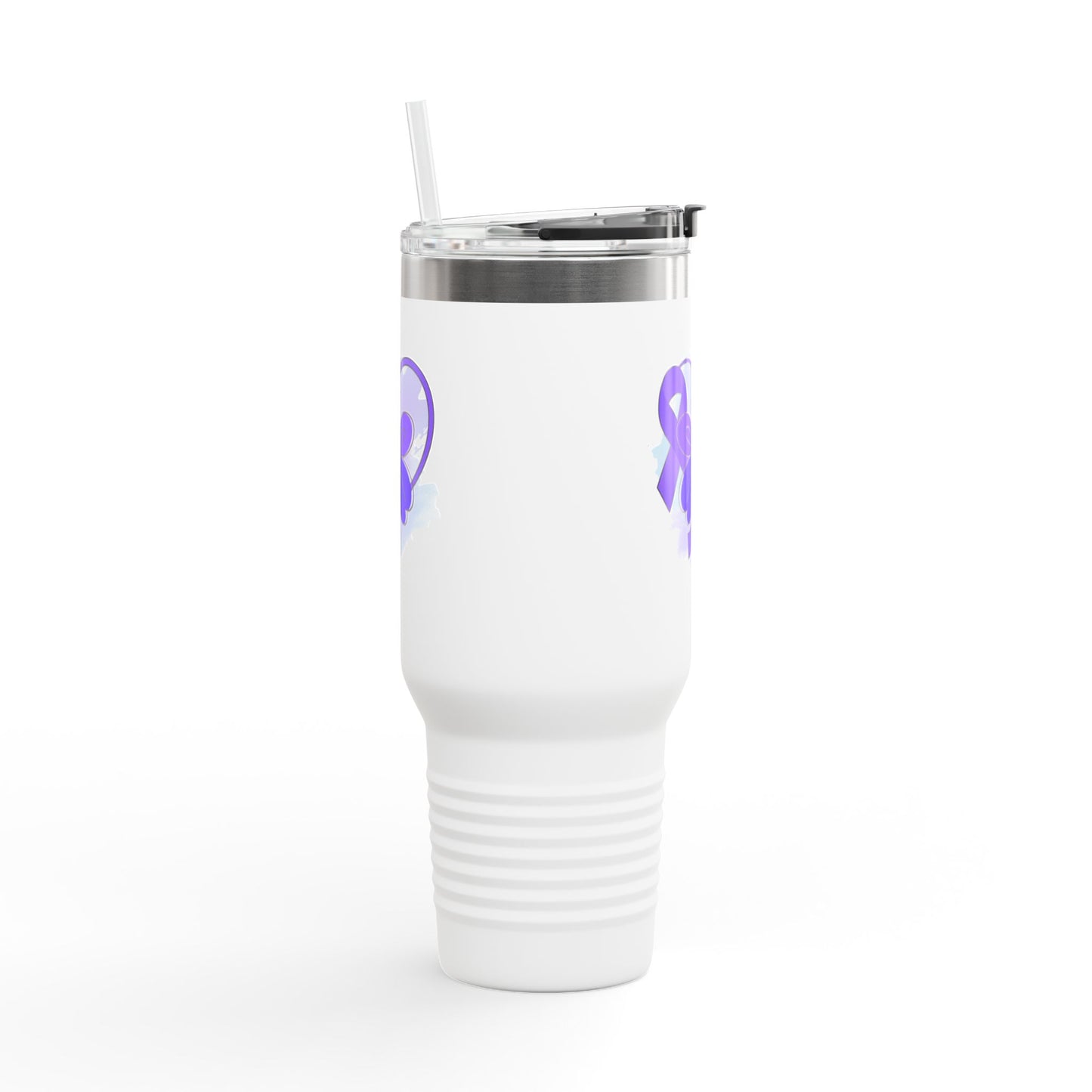 Purple Ribbon Insulated Travel Mug | 40oz | Epilepsy Awareness