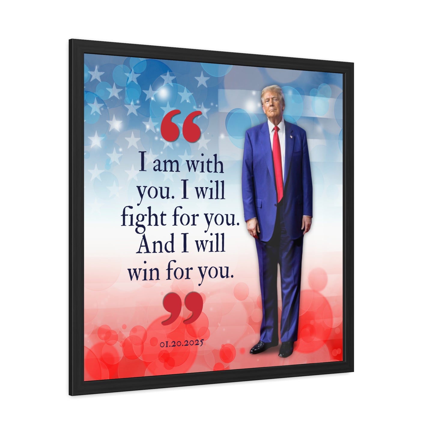 Trump I Am With You Framed Posters