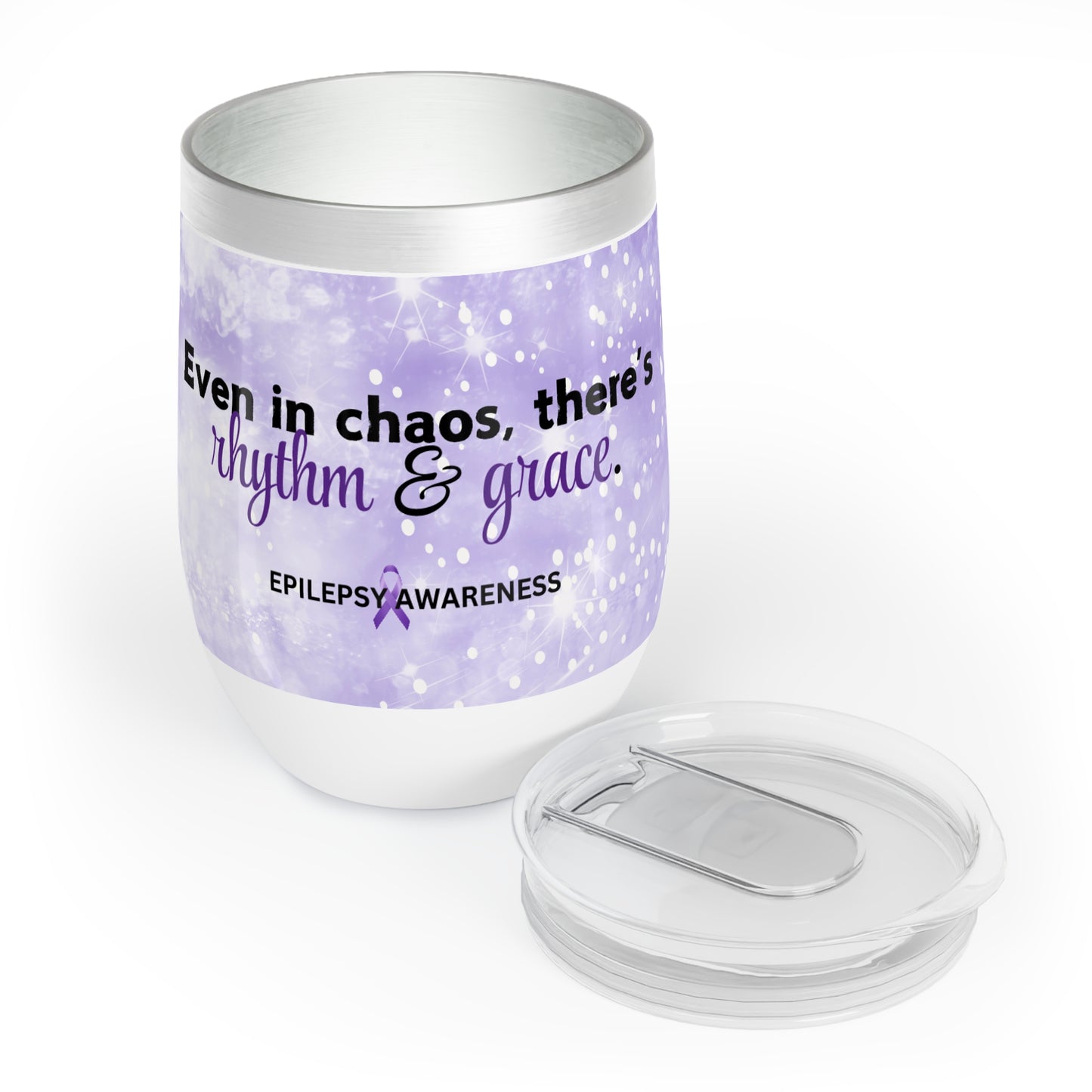 Chaos, Rhythm & Grace Chill Wine Tumbler