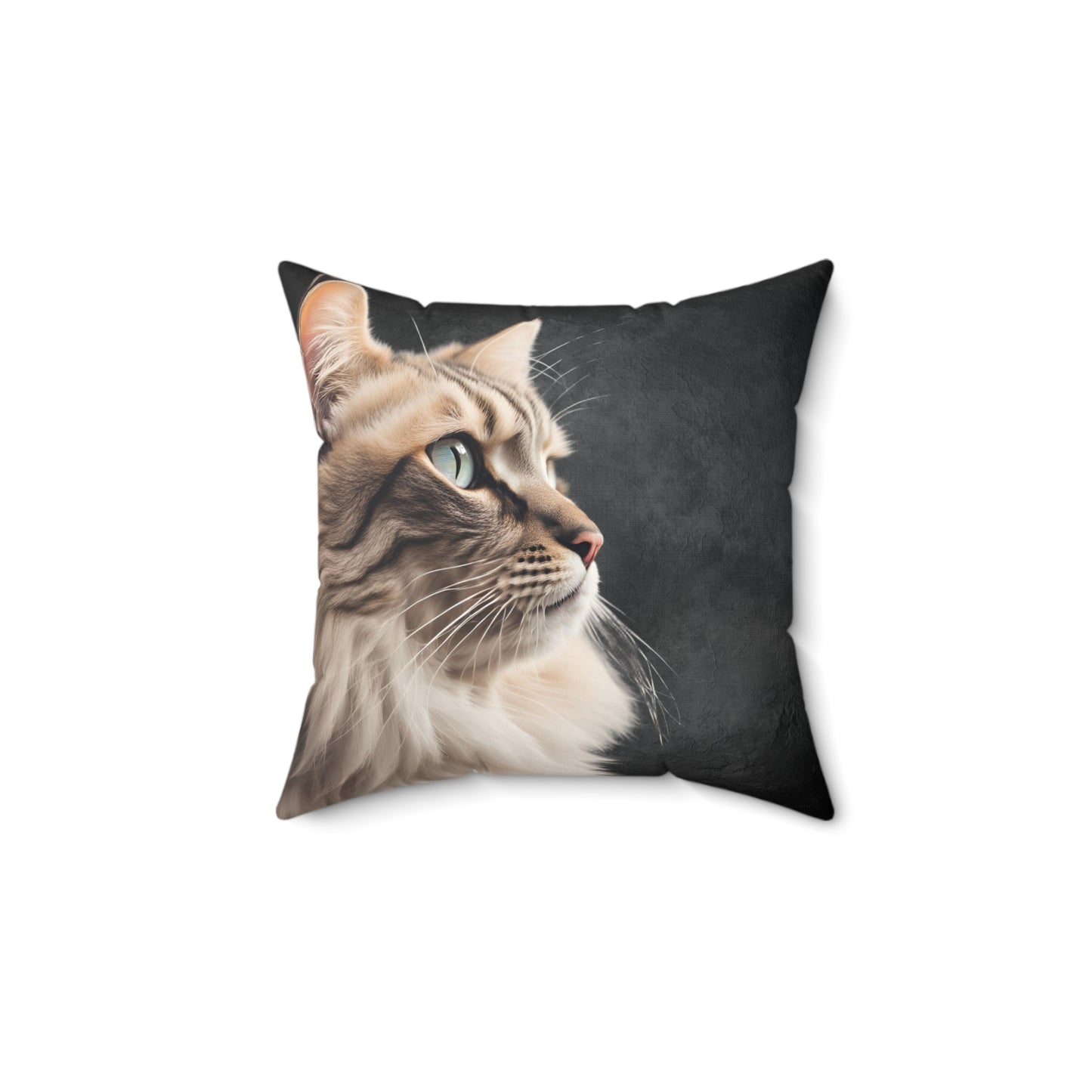 Cat Lover's Spun Polyester Square Pillow - Cozy Home Décor