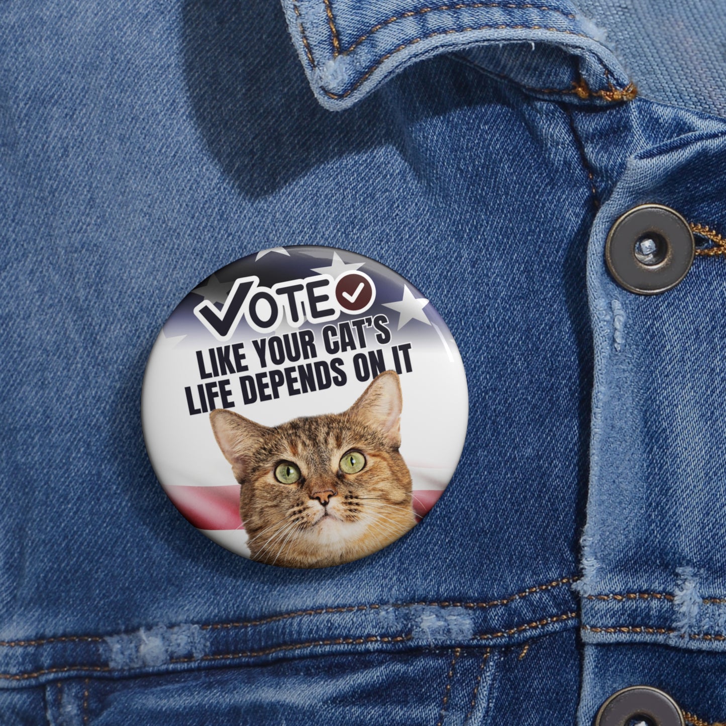 Vote Pin Buttons