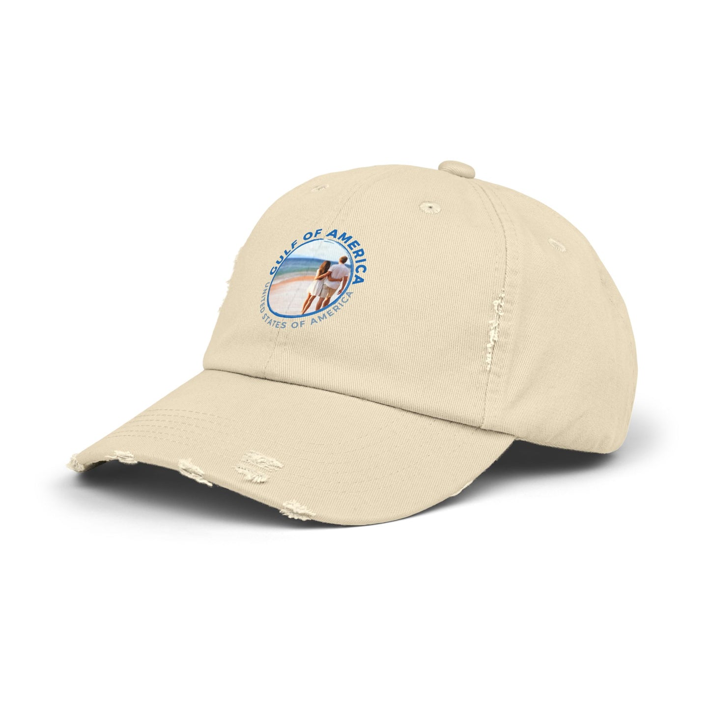 Gulf of America Unisex Distressed Cap