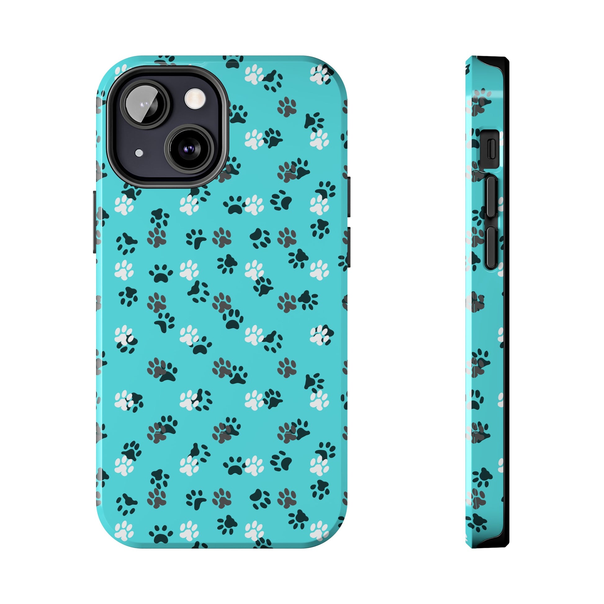 Teal Paws Tough Phone Cases - Phone Case - Epileptic Al’s Shop