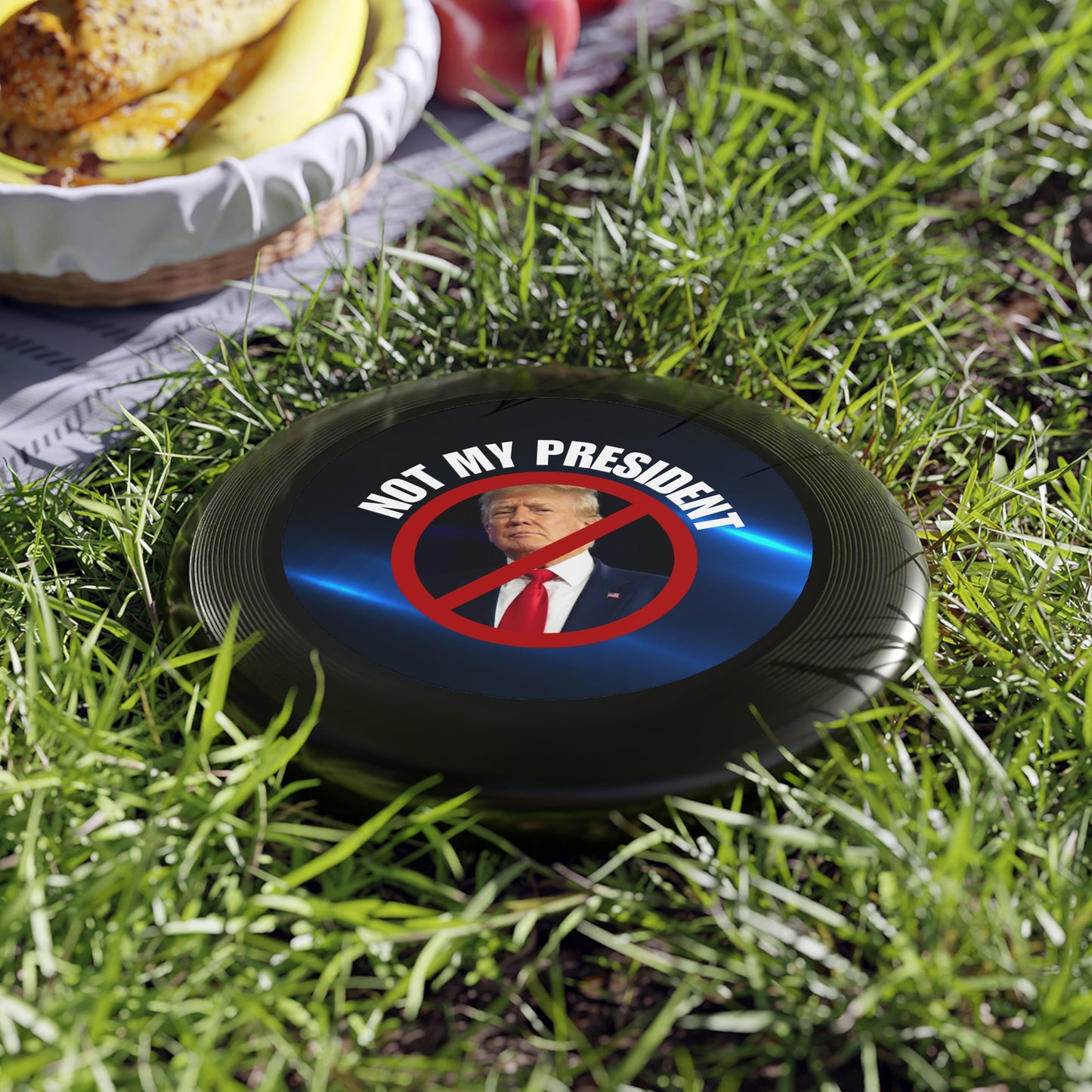 Political Statement Frisbee - 'Not My President' Fun Outdoor Game