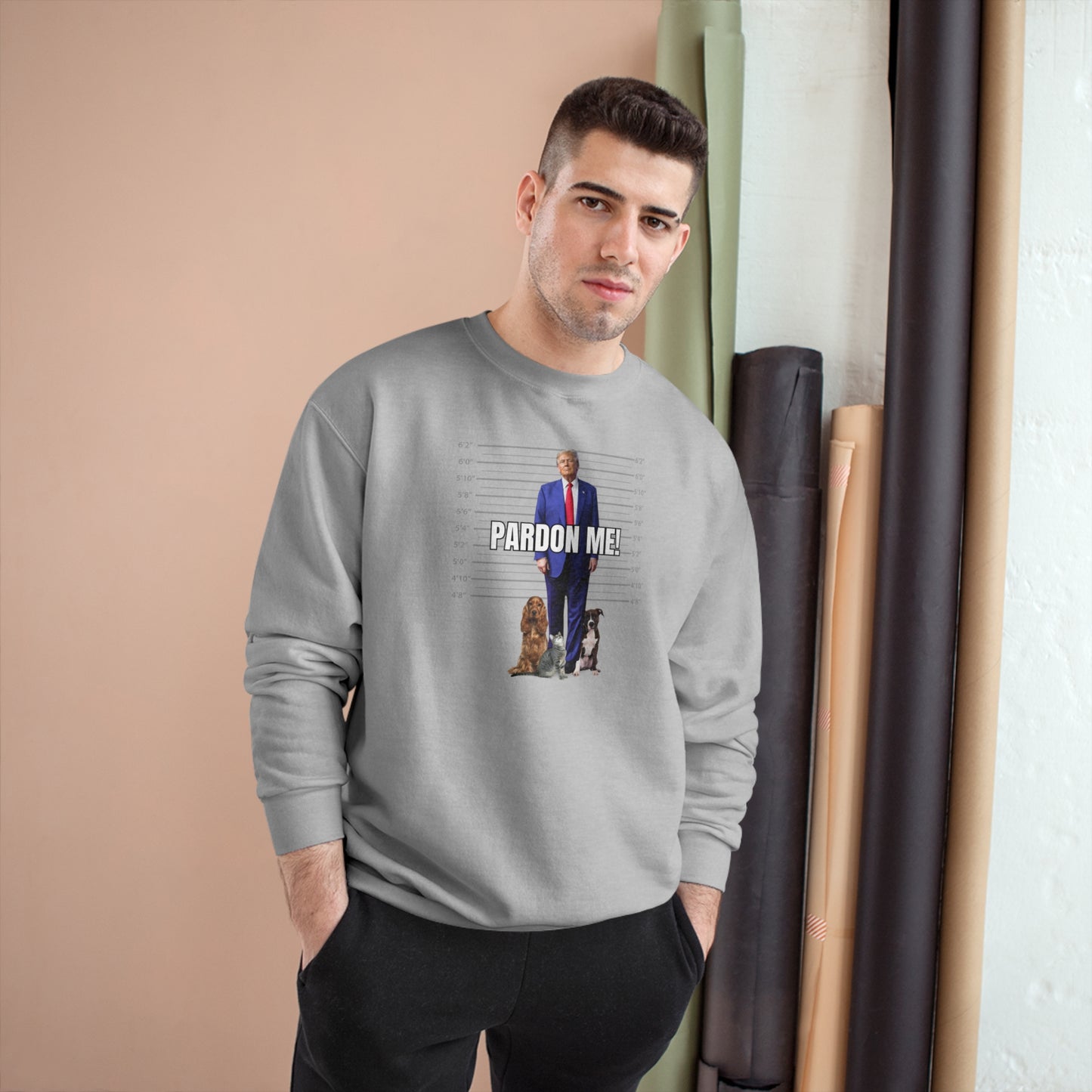 Pardon Me Joe Champion Sweatshirt