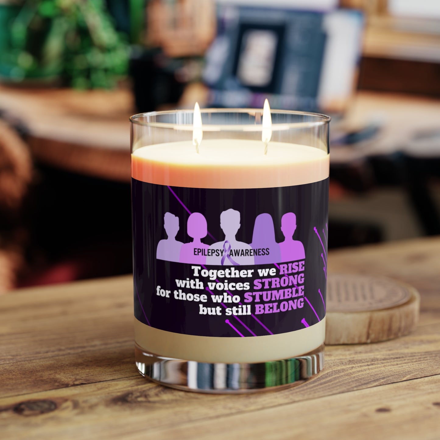 Together We Rise Scented Candle - Full Glass, 11oz