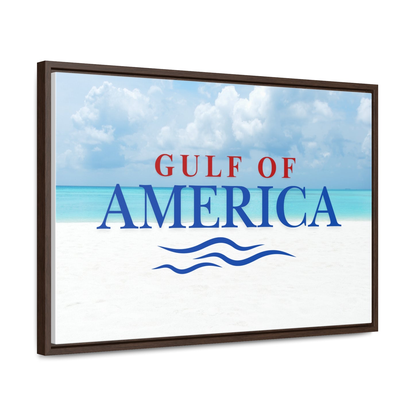 Gulf of America Canvas Wrap - Coastal Wall Art for Beach Lovers