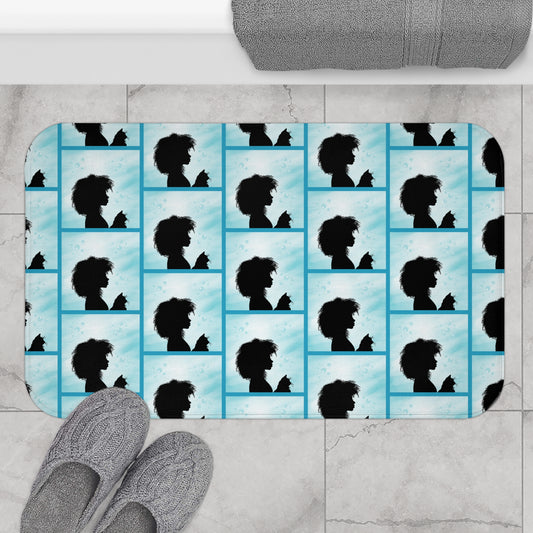 Beautiful Cat Lady Bath Mat